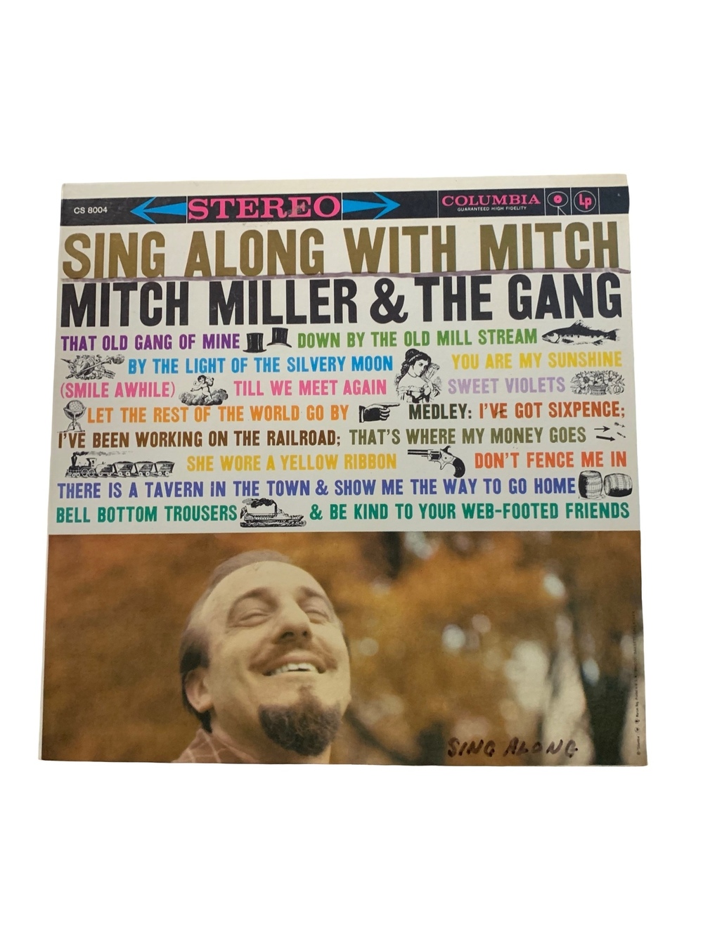 Mitch Miller and The Gang Sing Along With Mitch Columbia Stereo LP Album